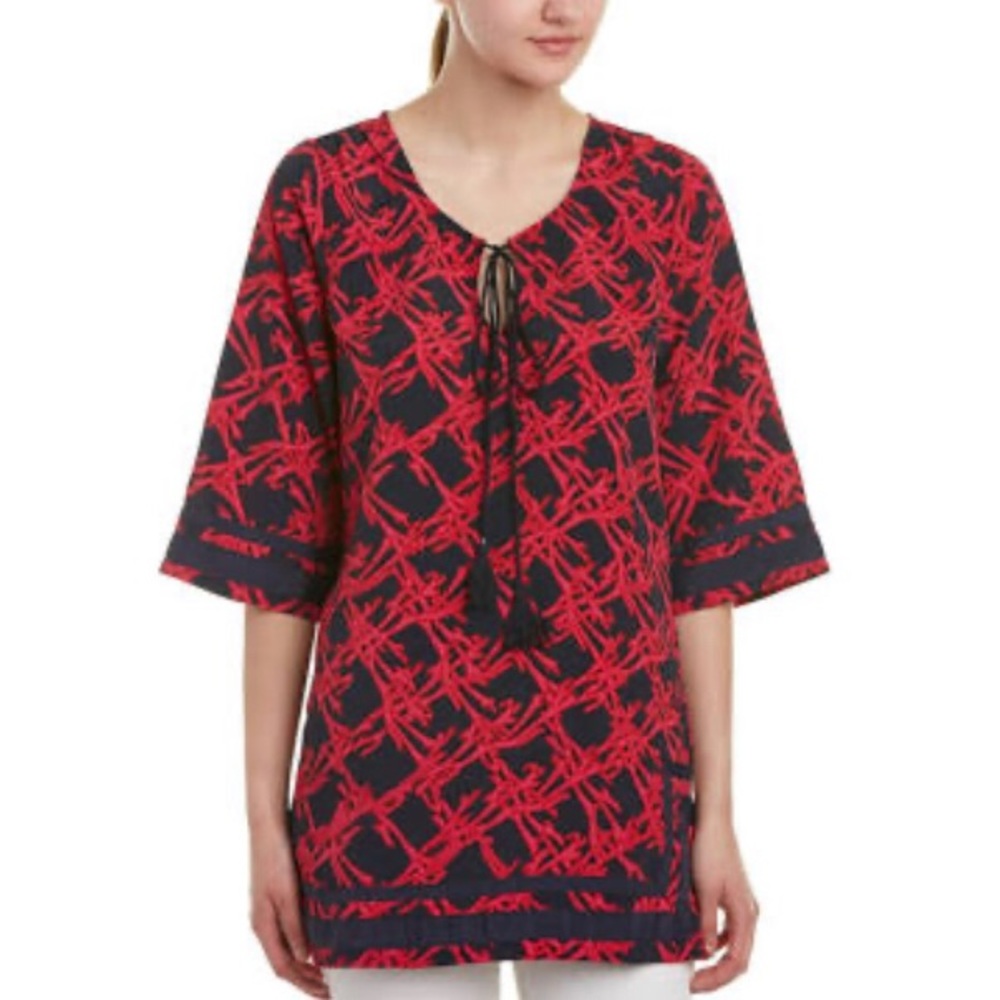 NWT! Southern Frock Tassel Tie Tunic Top